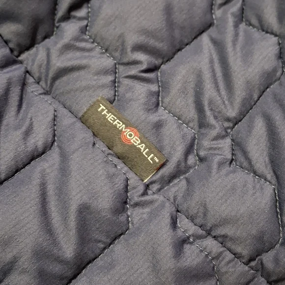 The North Face ThermoBall Full-Zip Navy Nylon Puffer Jacket Men Size XXXL - Picture 10 of 16